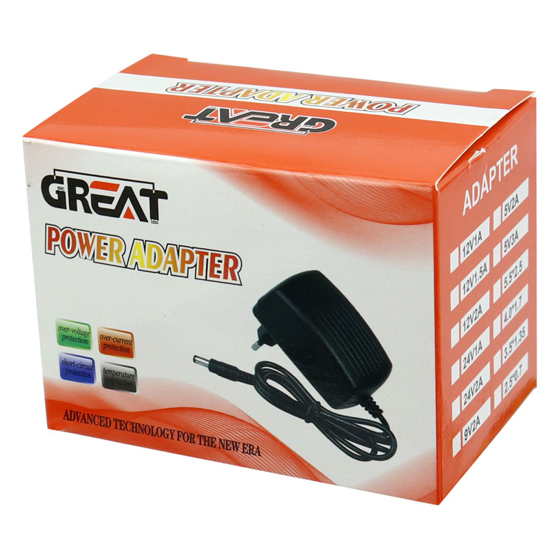 آداپتور برق Great 9V 1A