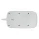 چند راهی 4 خانه ارت دار هیسکا CH5512 با کابل 2 متری + شارژر USB