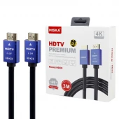 کابل HDMI v2.0 4K هیسکا HD08 طول 3 متر