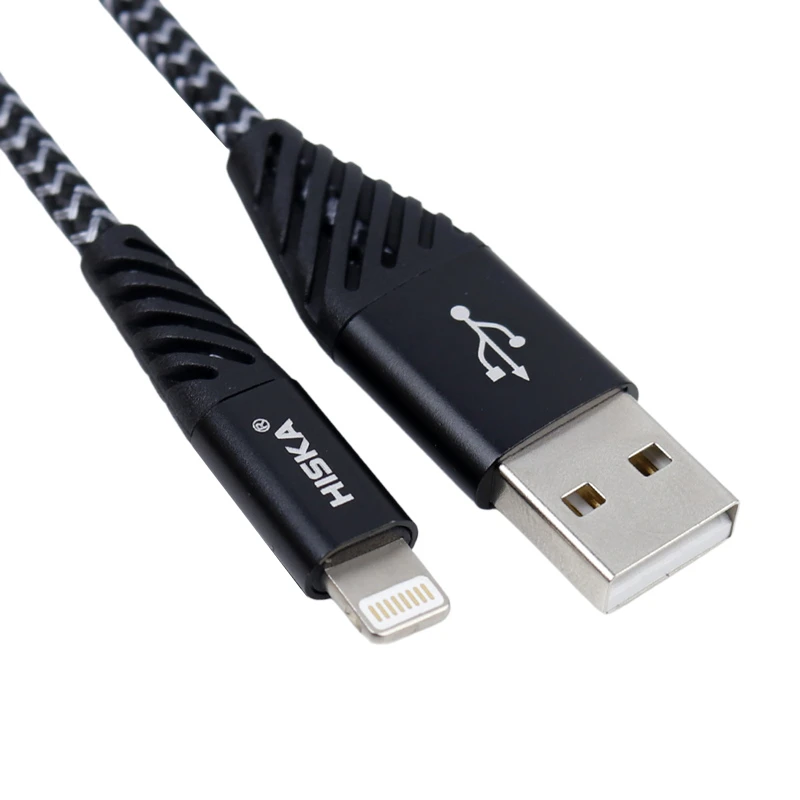 کابل لایتنینگ فست شارژ 4 آمپر هیسکا LX-199 طول 1 متر