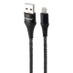 کابل آیفونی فست شارژ Hiska LX-276 2.4A 1m