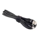 کابل آیفونی فست شارژ Hiska LX-276 2.4A 1m