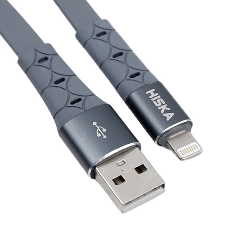 کابل آیفونی فست شارژ Hiska LX-823 2.4A 1m