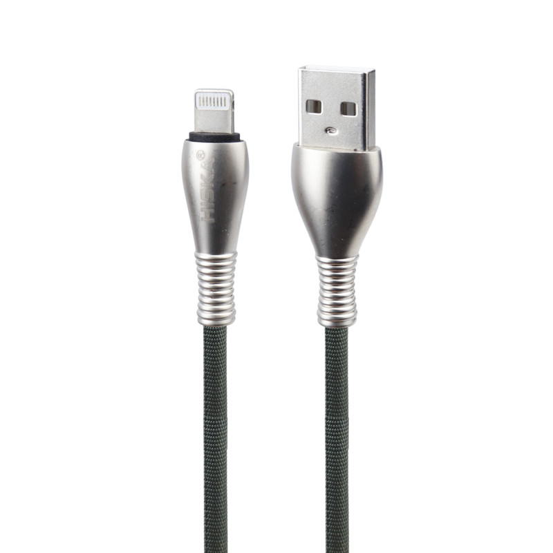 کابل آیفونی فست شارژ Hiska LX-CA94 2.4A 1m