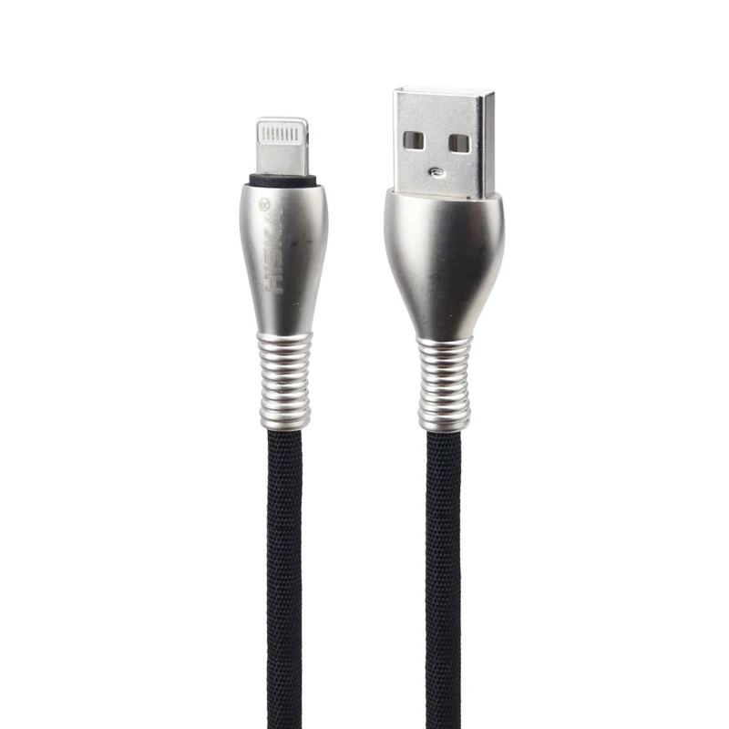 کابل لایتنینگ فست شارژ 2.4 آمپر هیسکا LX-CA94 طول 1 متر
