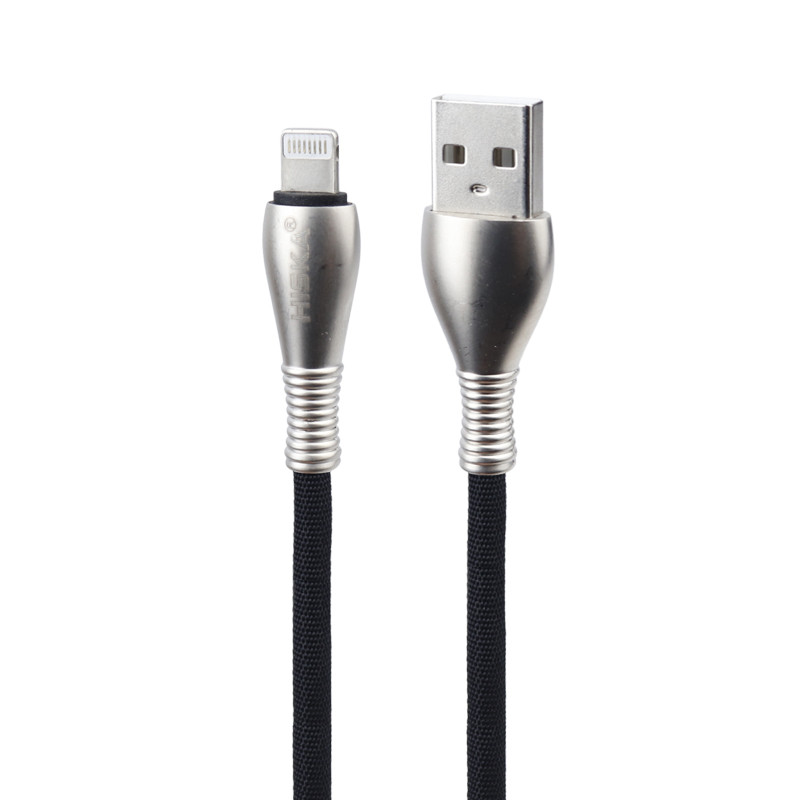 کابل آیفونی فست شارژ Hiska LX-CA94 2.4A 1m