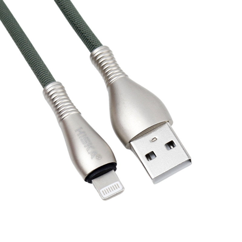 کابل آیفونی فست شارژ Hiska LX-CA94 2.4A 1m