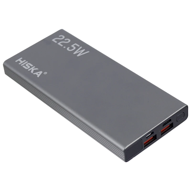 پاور بانک فست شارژ 10000 هیسکا Hiska QI-108PD PD 22.5W