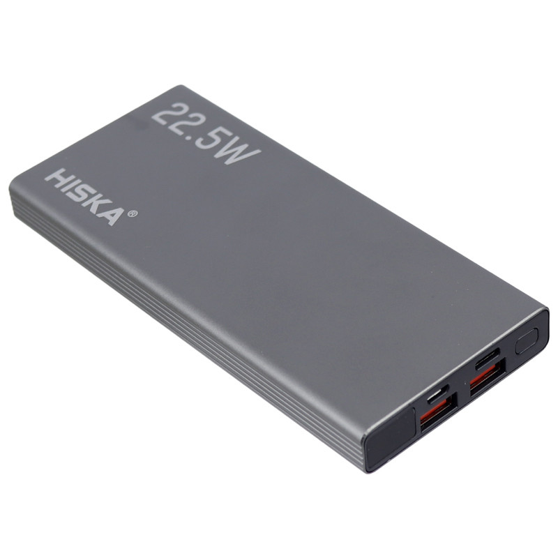 پاور بانک فست شارژ 10000 هیسکا Hiska QI-108PD PD 22.5W