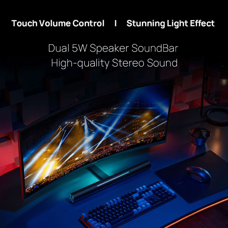 مانیتور گیمینگ خمیده هوآوی Huawei MateView GT Sound Edition سایز 34 اینچ