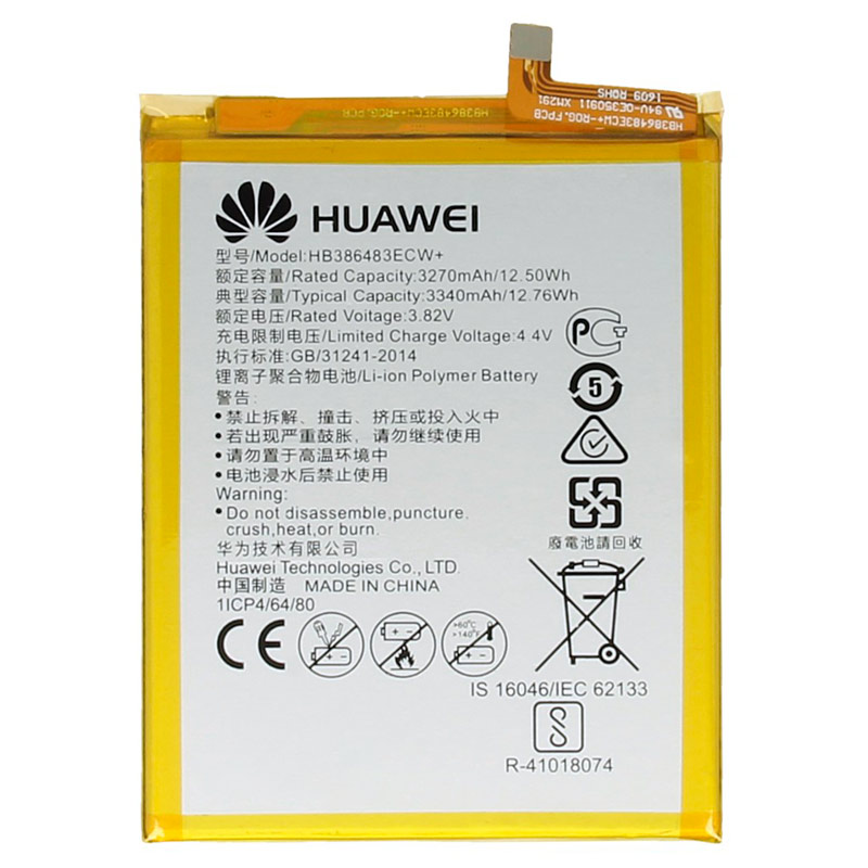 باتری موبایل اورجینال +Huawei Nova Plus / Honor 6X HB386483ECW