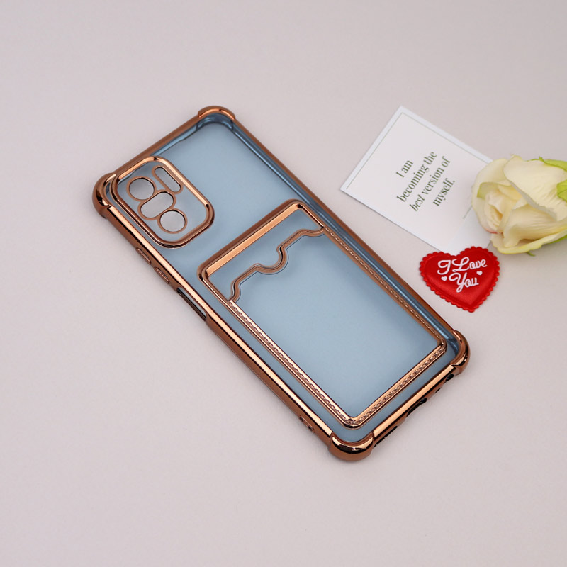 قاب محافظ لنزدار شفاف جاکارتی دار Xiaomi Redmi Note 10