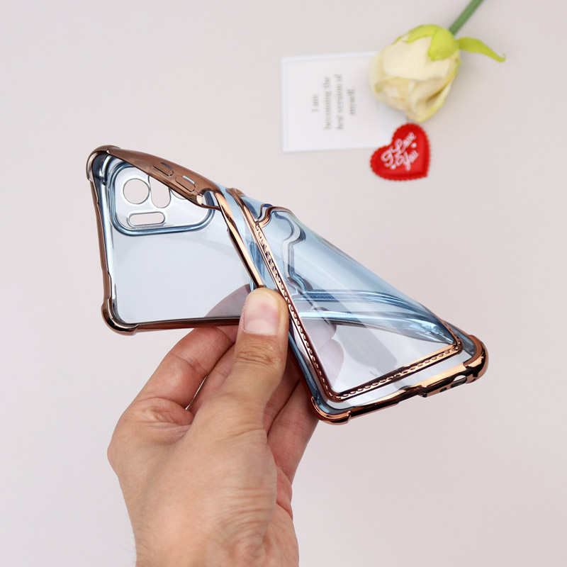 قاب محافظ لنزدار شفاف جاکارتی دار Xiaomi Redmi Note 10
