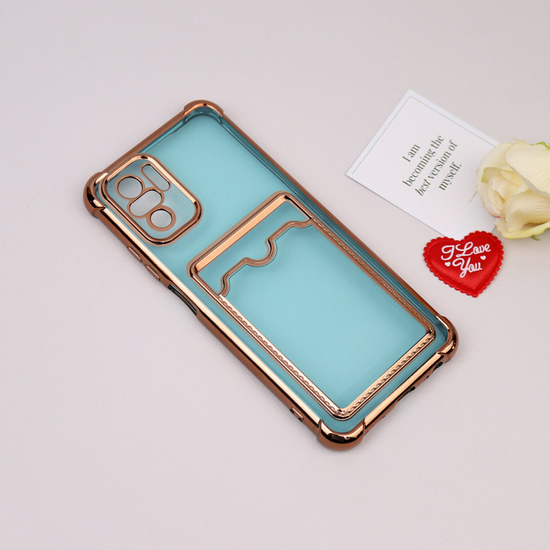 قاب محافظ لنزدار شفاف جاکارتی دار Xiaomi Redmi Note 10