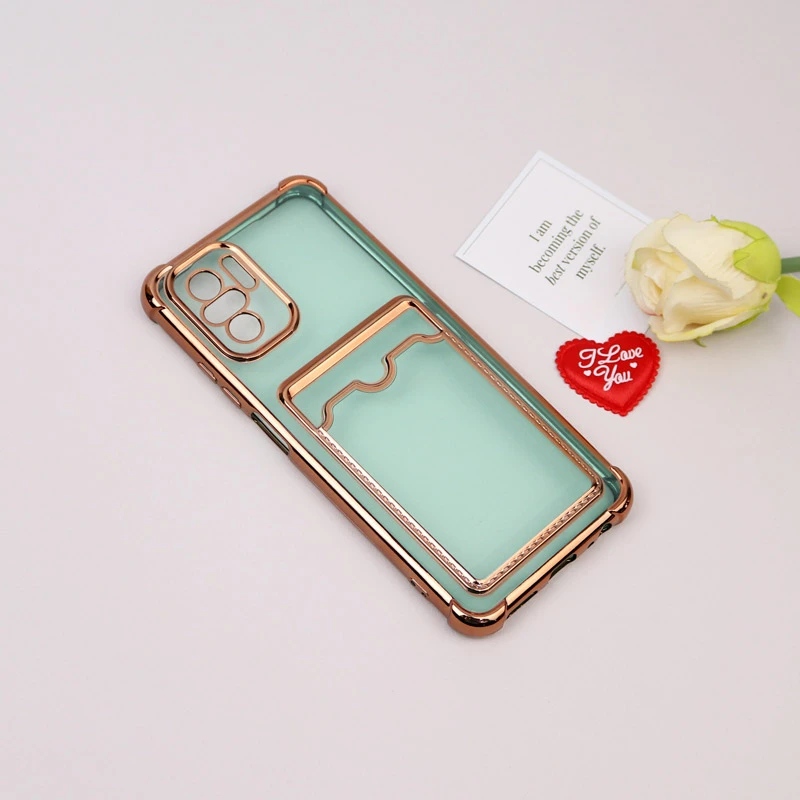 قاب محافظ لنزدار شفاف جاکارتی دار Xiaomi Redmi Note 10