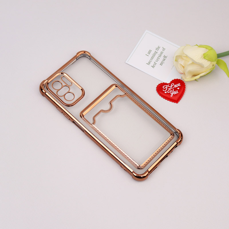قاب محافظ لنزدار شفاف جاکارتی دار Xiaomi Redmi Note 10