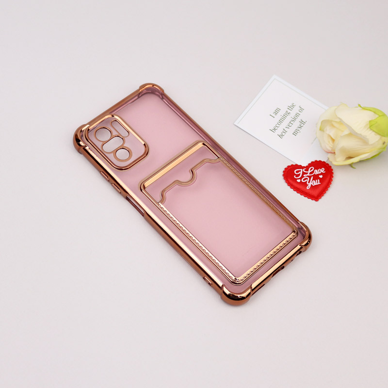 قاب محافظ لنزدار شفاف جاکارتی دار Xiaomi Redmi Note 10