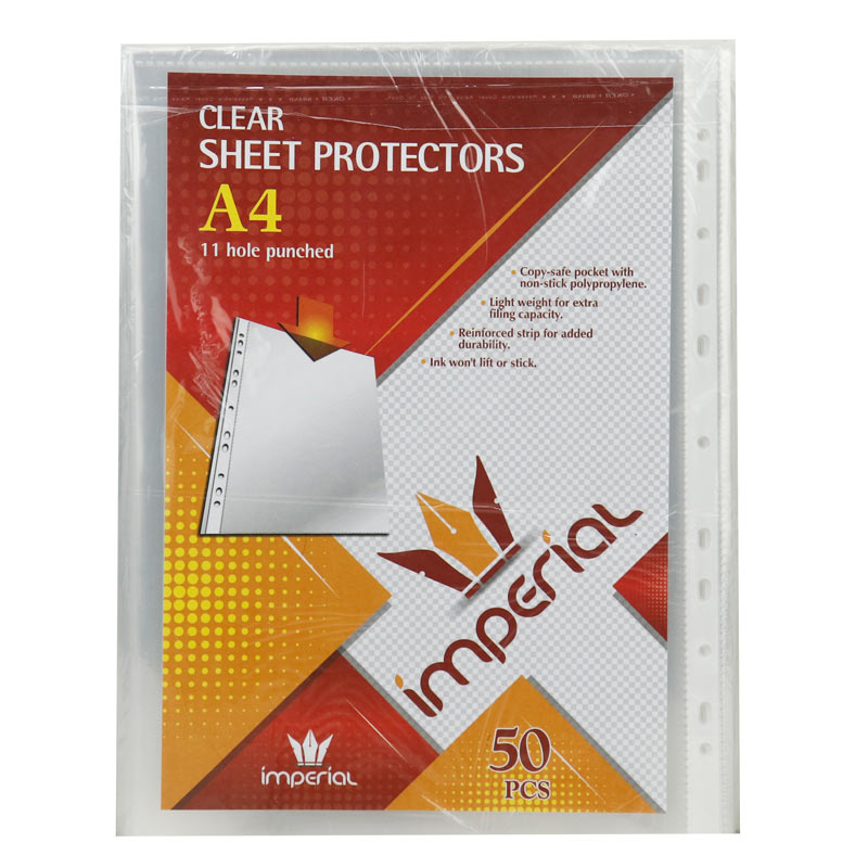 کاور کاغذ Imperial 20mu A4 بسته 50 عددی