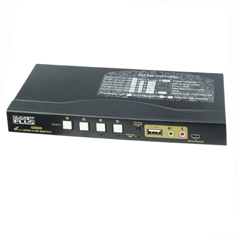 سوییچ KVM اتوماتیک دو پورت کی نت پلاس KP-U624
