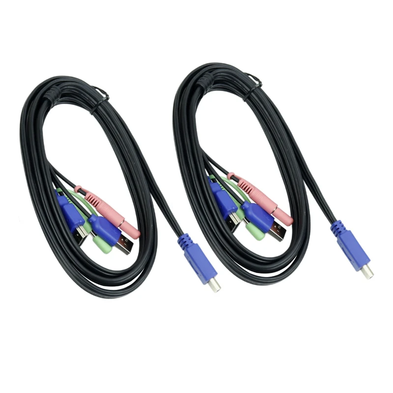 سوییچ KVM اتوماتیک دو پورت کی نت پلاس KP-U624