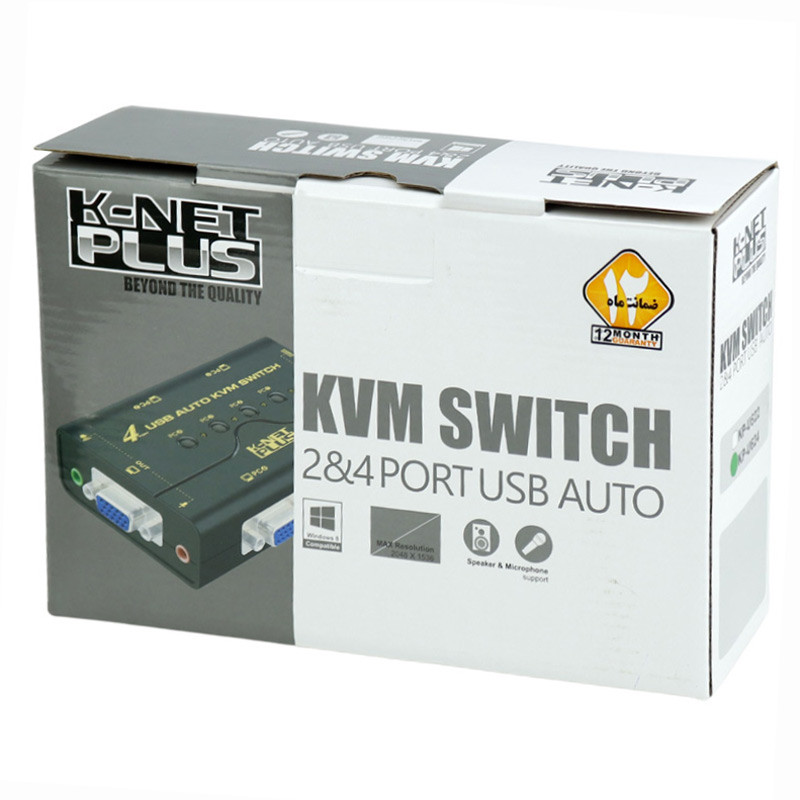 سوییچ K-net Plus KP-U624 Auto KVM