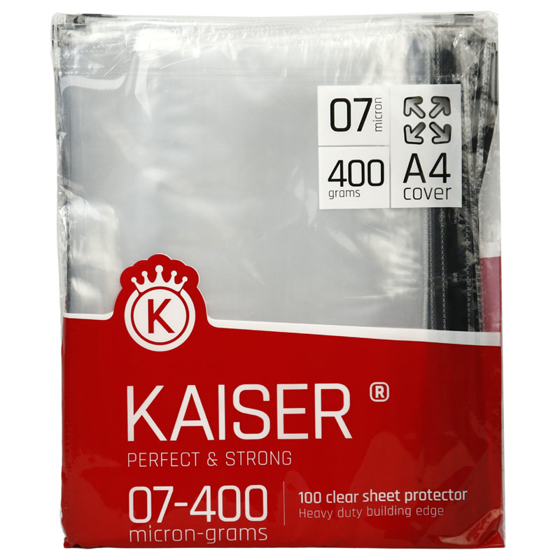 کاور کاغذ Kaiser SK700 A4 بسته 100 عددی