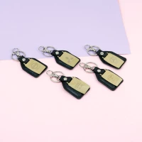 جاکلیدی چرمی استیل ورقی