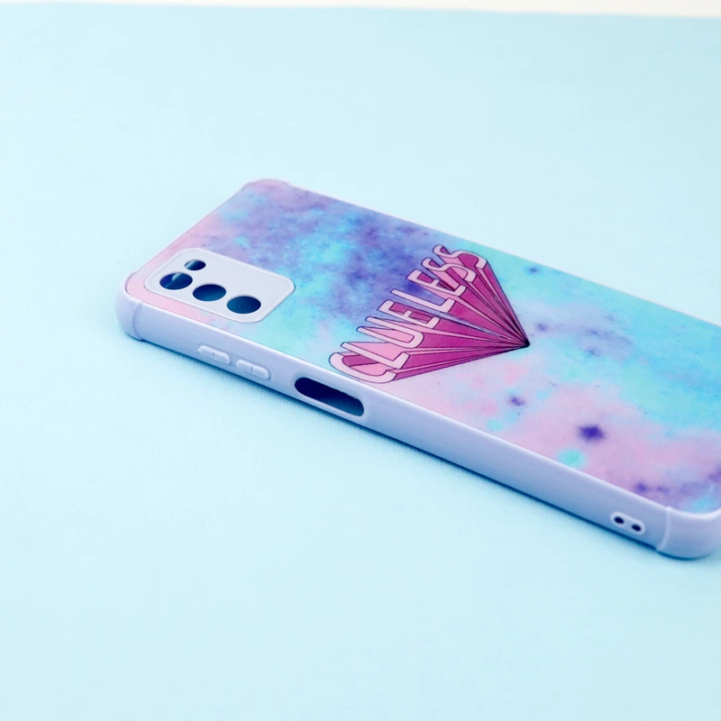 قاب لیزری سامسونگ Galaxy A03s / A02s طرح دار براق محافظ لنزدار