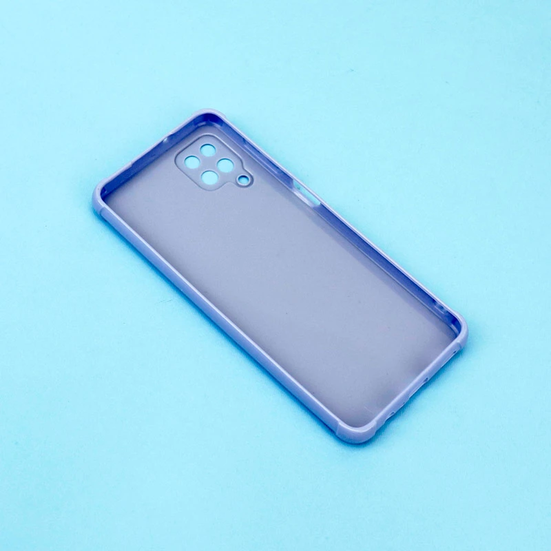 قاب لیزری سامسونگ Galaxy A12 طرح دار براق محافظ لنزدار