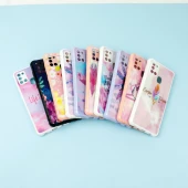 قاب لیزری سامسونگ Galaxy A21s طرح دار براق محافظ لنزدار