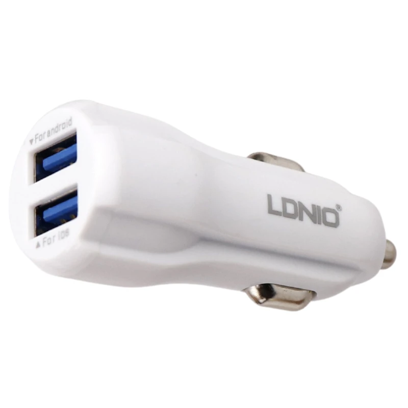 شارژر فندکی فست شارژ Ldnio C331 3.4A 17W + کابل میکرو یو اس بی