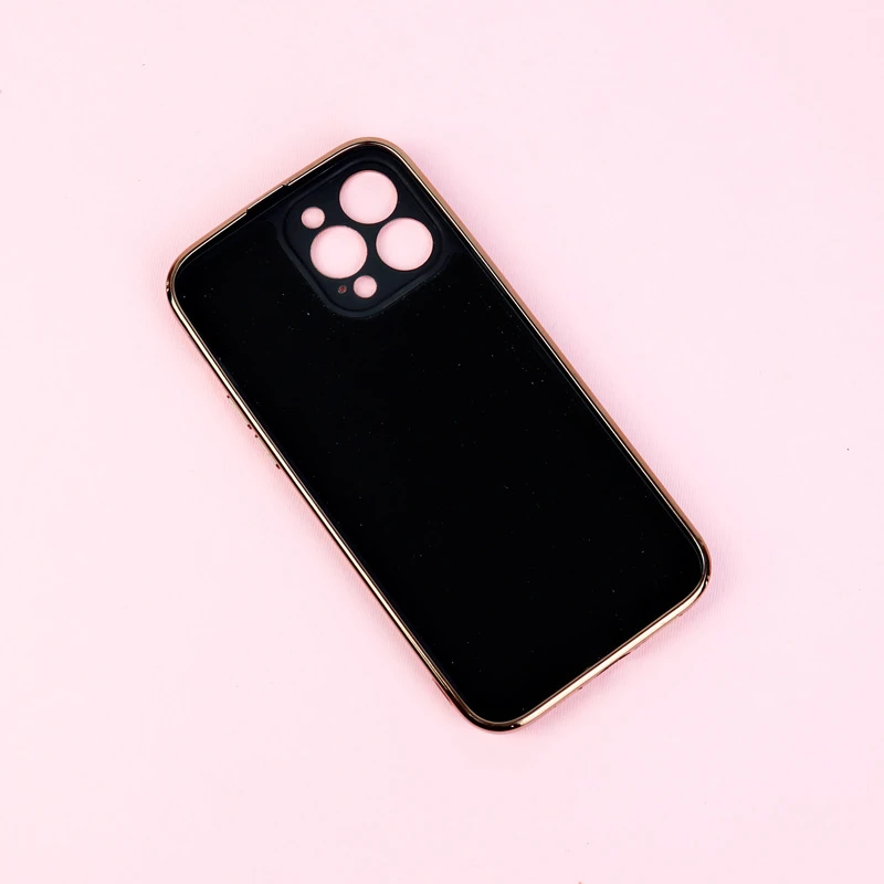 قاب طرحدار My Case محافظ لنزدار iPhone 13 Pro Max مشکی