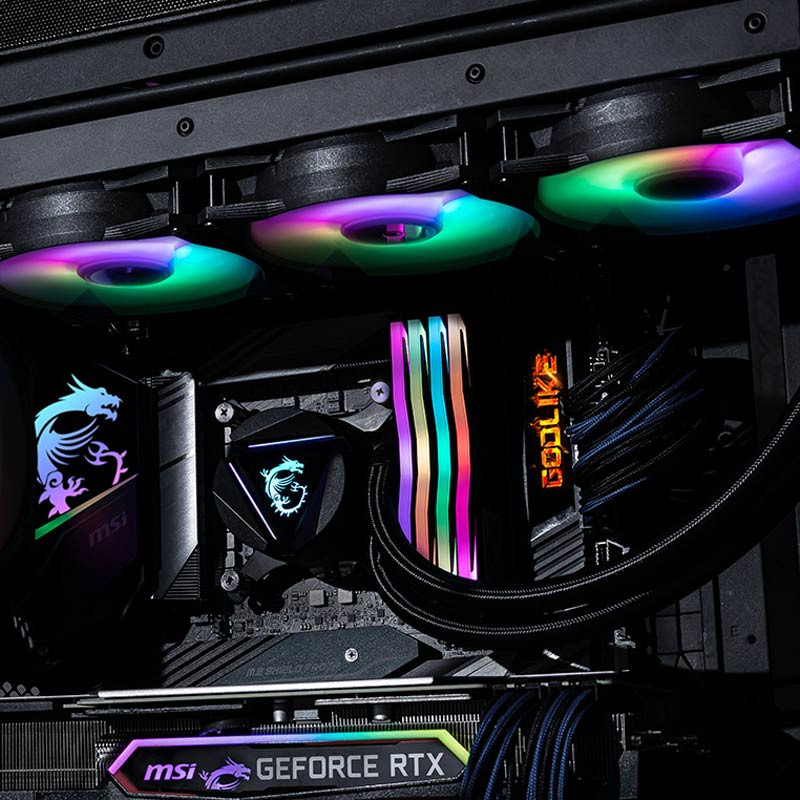 فن خنک کننده CPU ام اس آی MSI MAG CORELIQUID 360R V2 ARGB