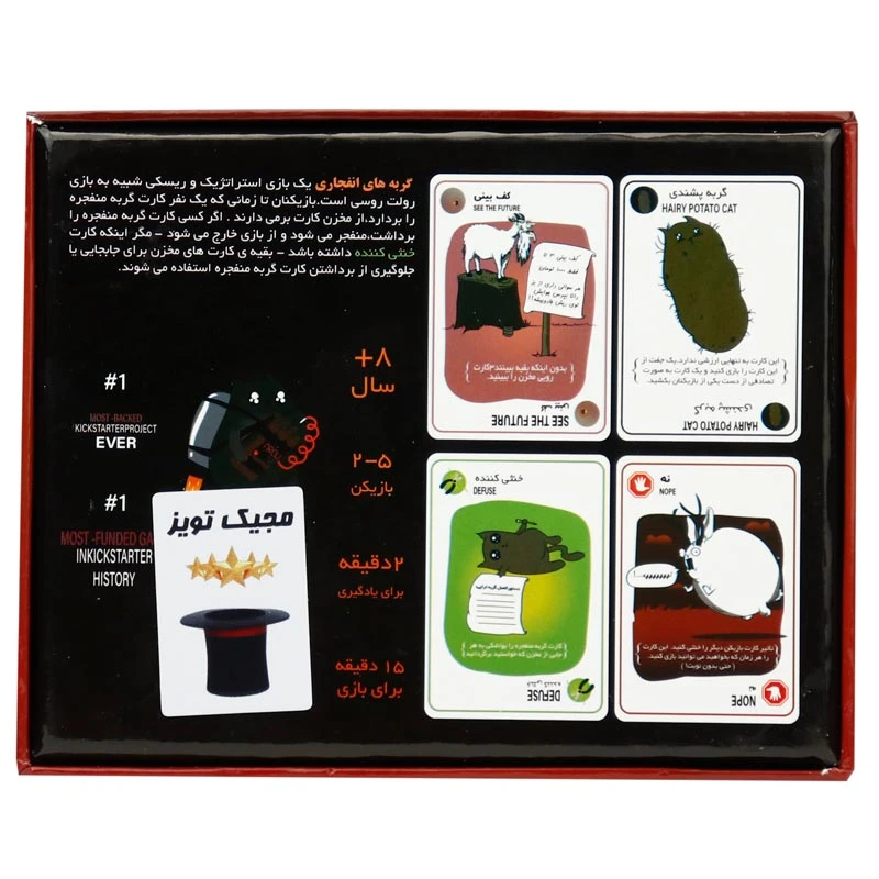 بازی فکری گربه های انفجاری Magic Toys کد 1
