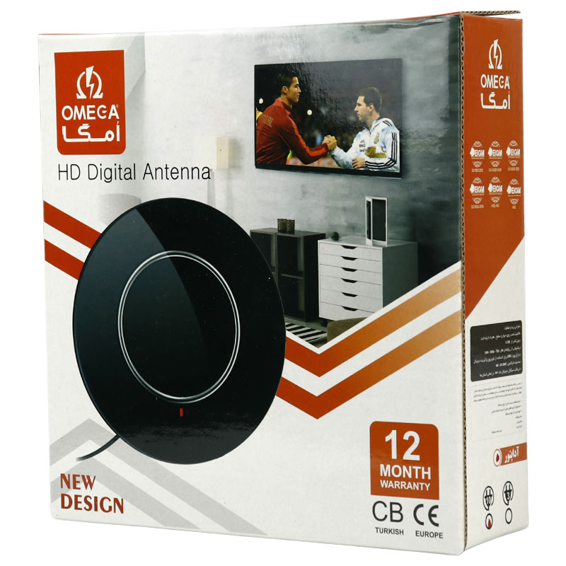 آنتن رومیزی امگا Omega 10m + آداپتور