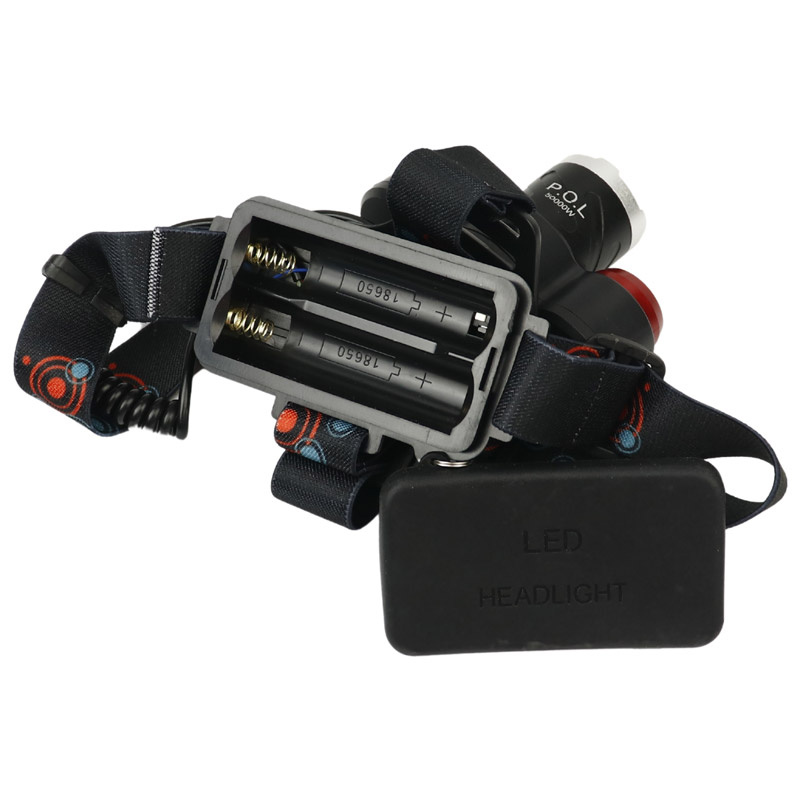 چراغ قوه پیشانی هدلایت شارژی P.O.L 50000W