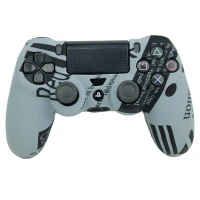 روکش دسته بازی PS4 طرح Fashion زمینه طوسی
