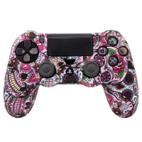 روکش دسته بازی PS4 طرح کله اسکلت و گل کد 3