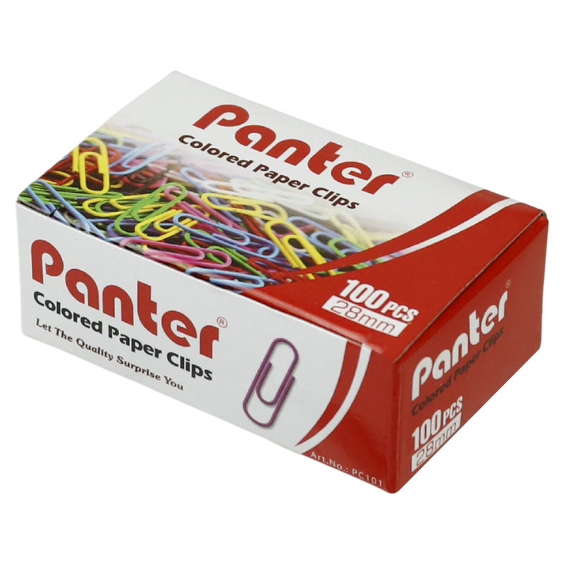 گیره کاغذ Panter PC101 بسته 100 عددی