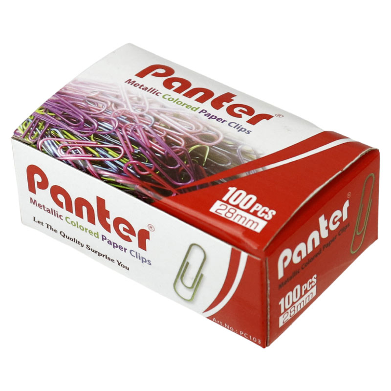 گیره کاغذ Panter PC103 بسته 100 عددی