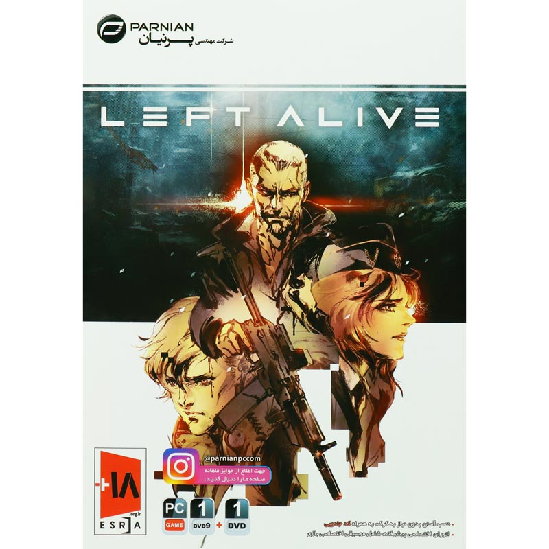 بازی Left Alive 1DVD9 + 1DVD پرنیان مناسب برای PC
