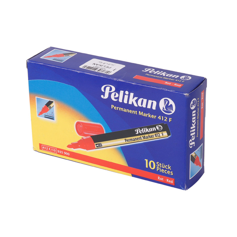 ماژیک معمولی پلیکان نوک گرد Pelikan 412F بسته 10 عددی