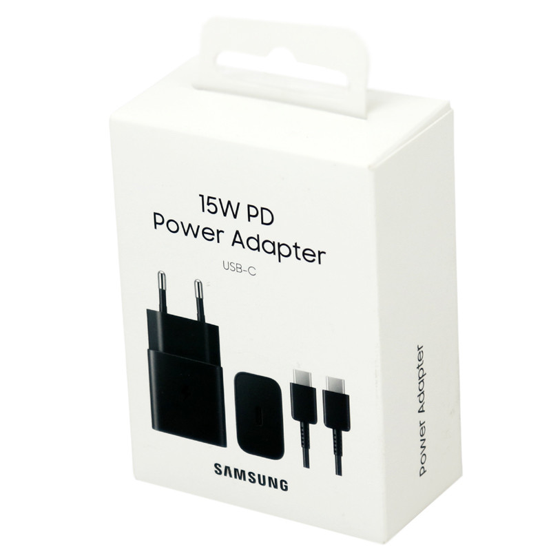 شارژر دیواری فست شارژ Samsung EP-T1510 2A PD 15W Type-C + کابل تایپ سی