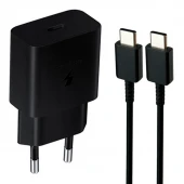 شارژر دیواری 15 وات سامسونگ EP-T1510 PD 2A + کابل تایپ سی