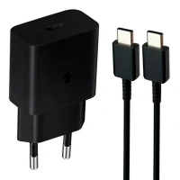 شارژر دیواری فست شارژ Samsung EP-T1510 2A PD 15W Type-C + کابل تایپ سی