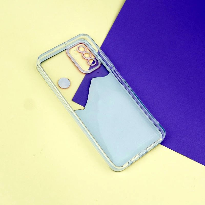 قاب ژله ای شفاف طرح کوهستان محافظ لنزدار Samsung Galaxy A02s