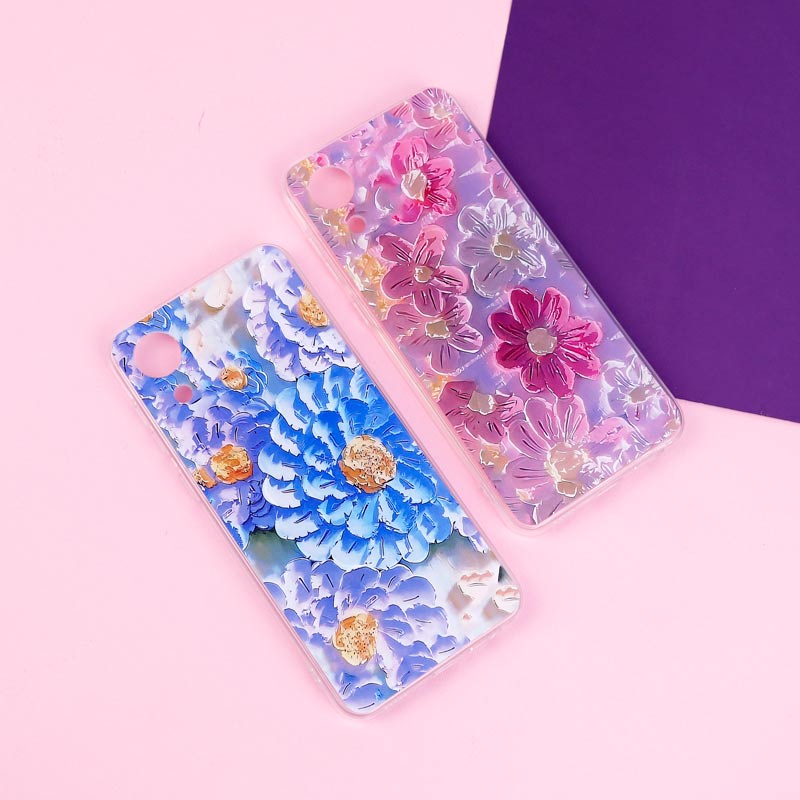 قاب ژله ای طرحدار گل برجسته محافظ لنزدار Samsung Galaxy A03 Core