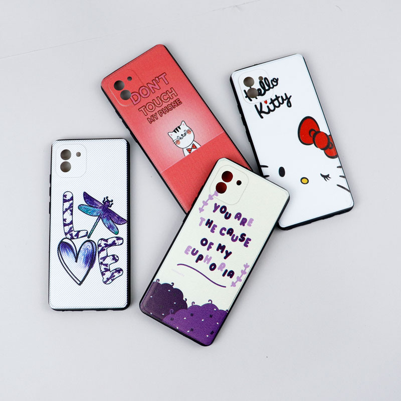 قاب دور ژله ای طرحدار دخترانه محافظ لنزدار ایرانی Samsung Galaxy A03