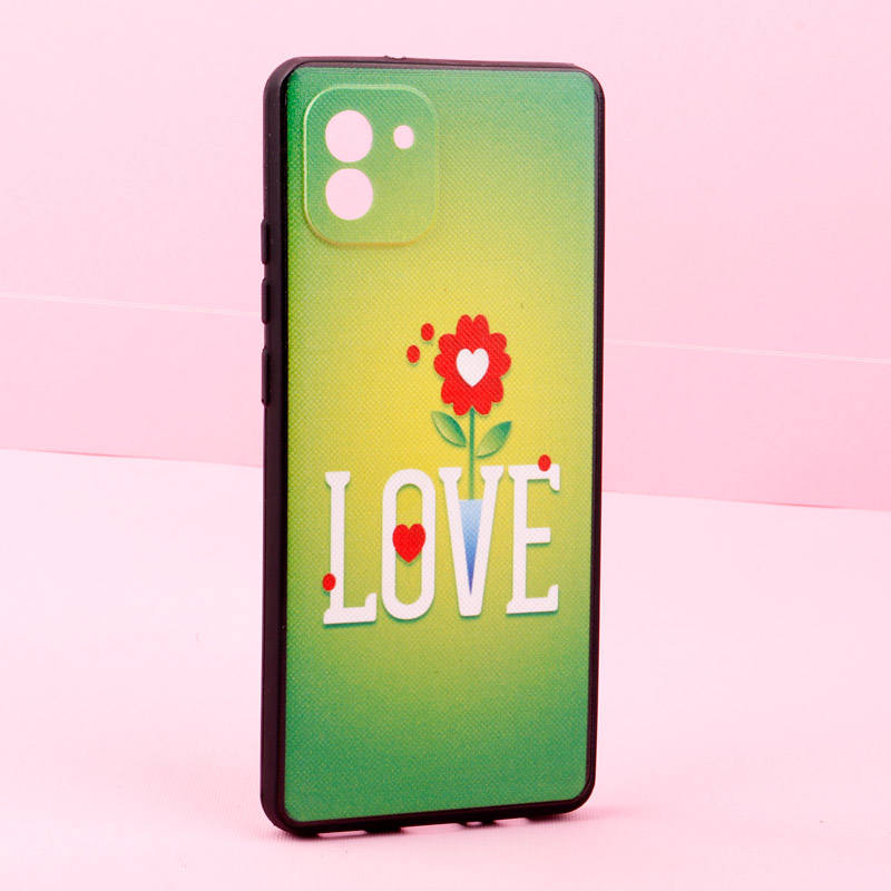 قاب دور ژله ای طرحدار دخترانه محافظ لنزدار ایرانی Samsung Galaxy A03