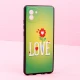 قاب سامسونگ Galaxy A03 دور ژله ای طرح دار دخترانه محافظ لنزدار ایرانی